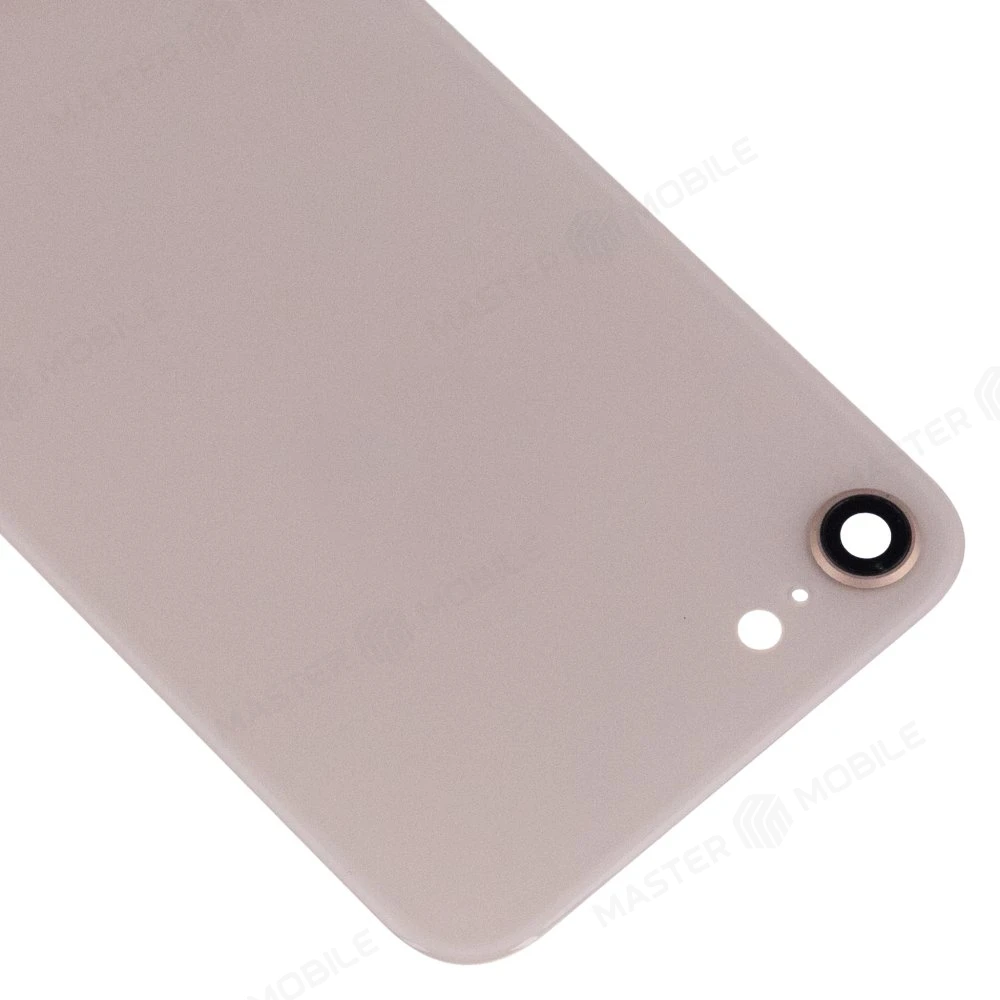 Задняя крышка для Apple iPhone 8 (золотистый) (в сборе со стеклом камеры) (Premium) фото №3