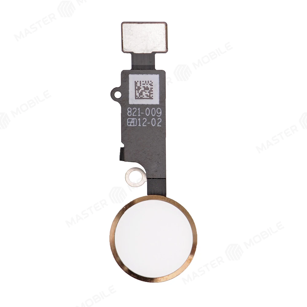 Кнопка (заглушка) Home для Apple iPhone 7 / iPhone 7 Plus / iPhone 8 / iPhone 8 Plus (в сборе) (золотистый) фото №1