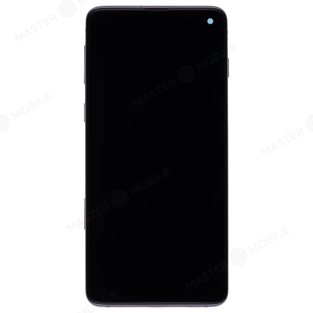 Дисплей для Samsung G973 Galaxy S10 + тачскрин (черный) (в рамке) (In-Cell) фото №1