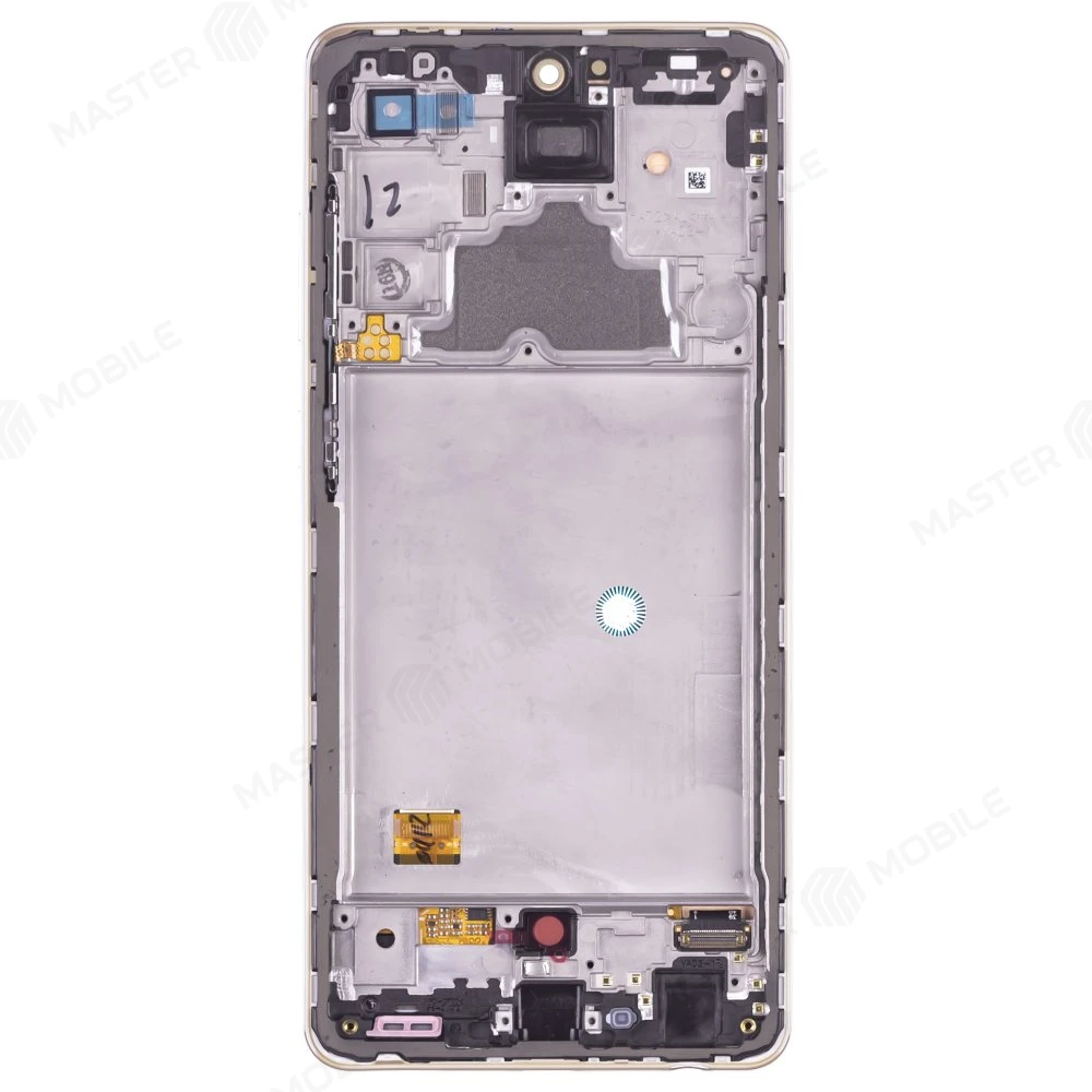 Дисплей для Samsung A725 Galaxy A72 + тачскрин (серебристый) (в рамке) (ORIG100) (SP) фото №2