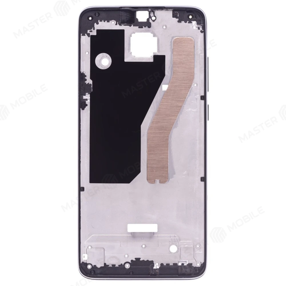 Рамка дисплея для Xiaomi Redmi Note 8 Pro (M1906G7G) (2 отверстия SIM) (черный) фото №1