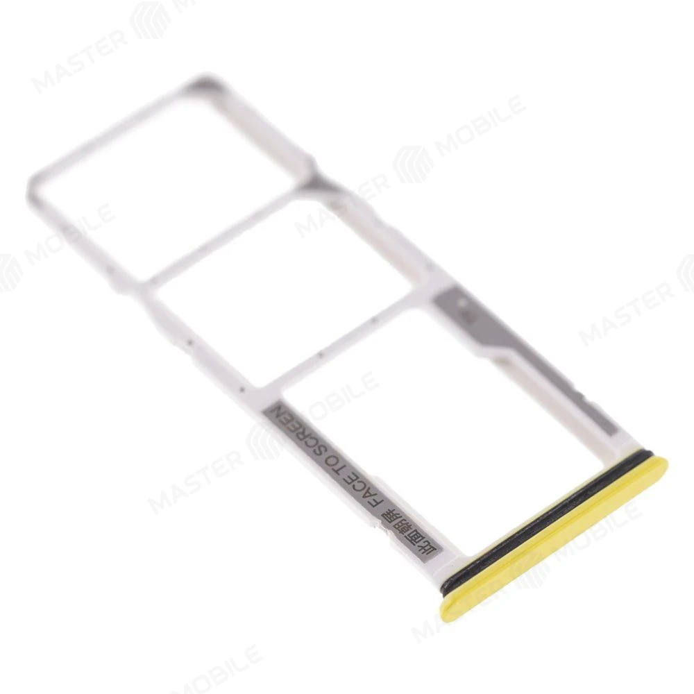 Держатель сим-карты для Xiaomi Poco M5 (22071219CG) (желтый) фото №3