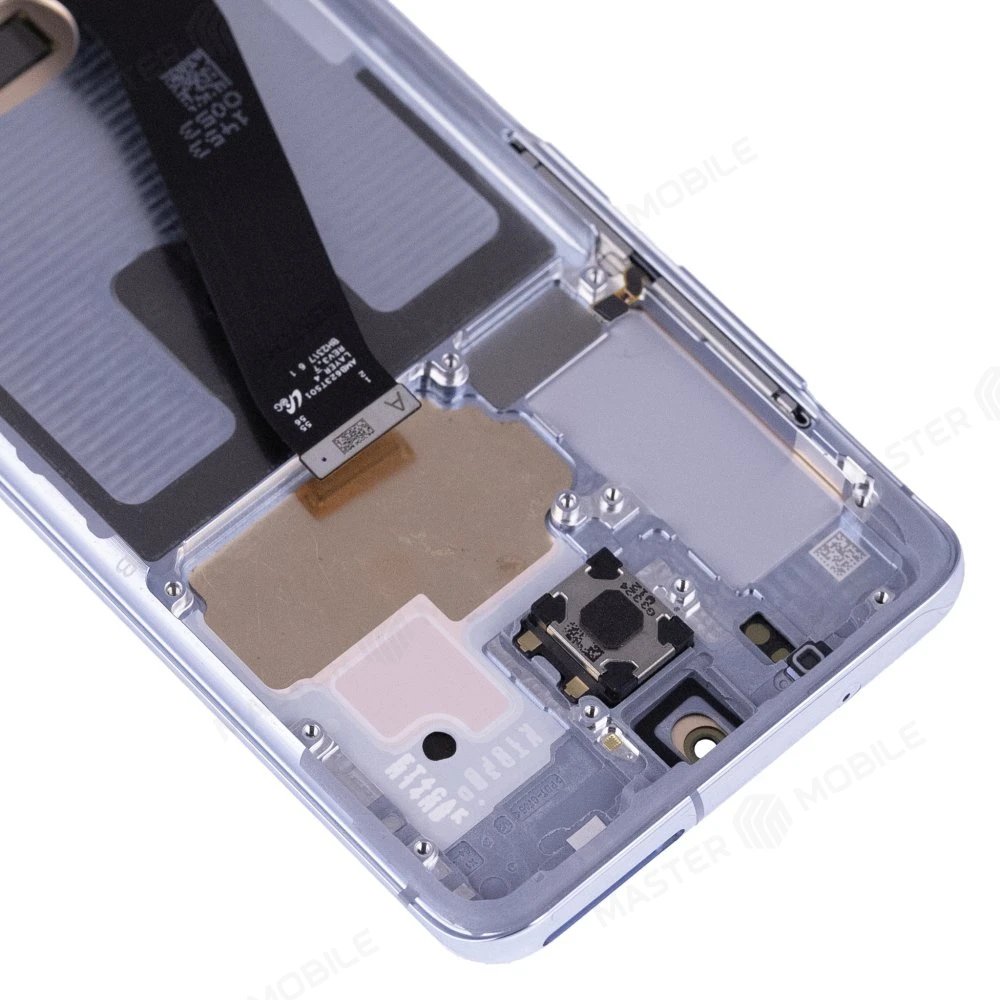 Дисплей для Samsung G980 Galaxy S20 + тачскрин (голубой) (в рамке) (ORIG100) (SP) фото №3