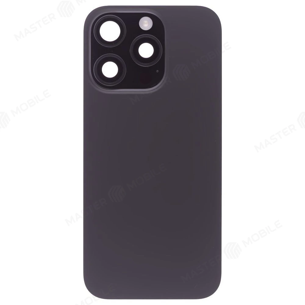 Задняя крышка для Apple iPhone 16 Pro (черный) (в сборе) (ORIG100) (SP) фото №1