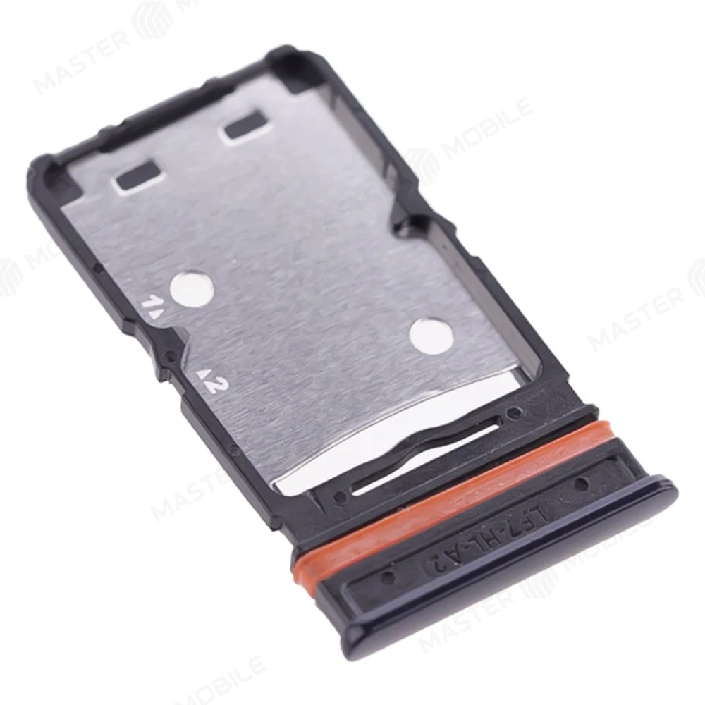 Держатель сим-карты для Tecno Pova 3 (LF7N) (черный) фото №3