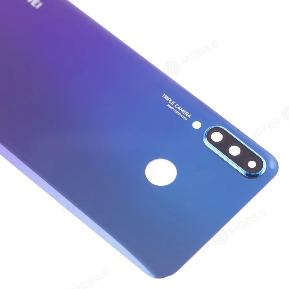 Задняя крышка для Huawei P30 Lite / Nova 4e (MAR-LX1M/MAR-AL00) (24MP) (синий-сумеречный) (в сборе со стеклом камеры) фото №3