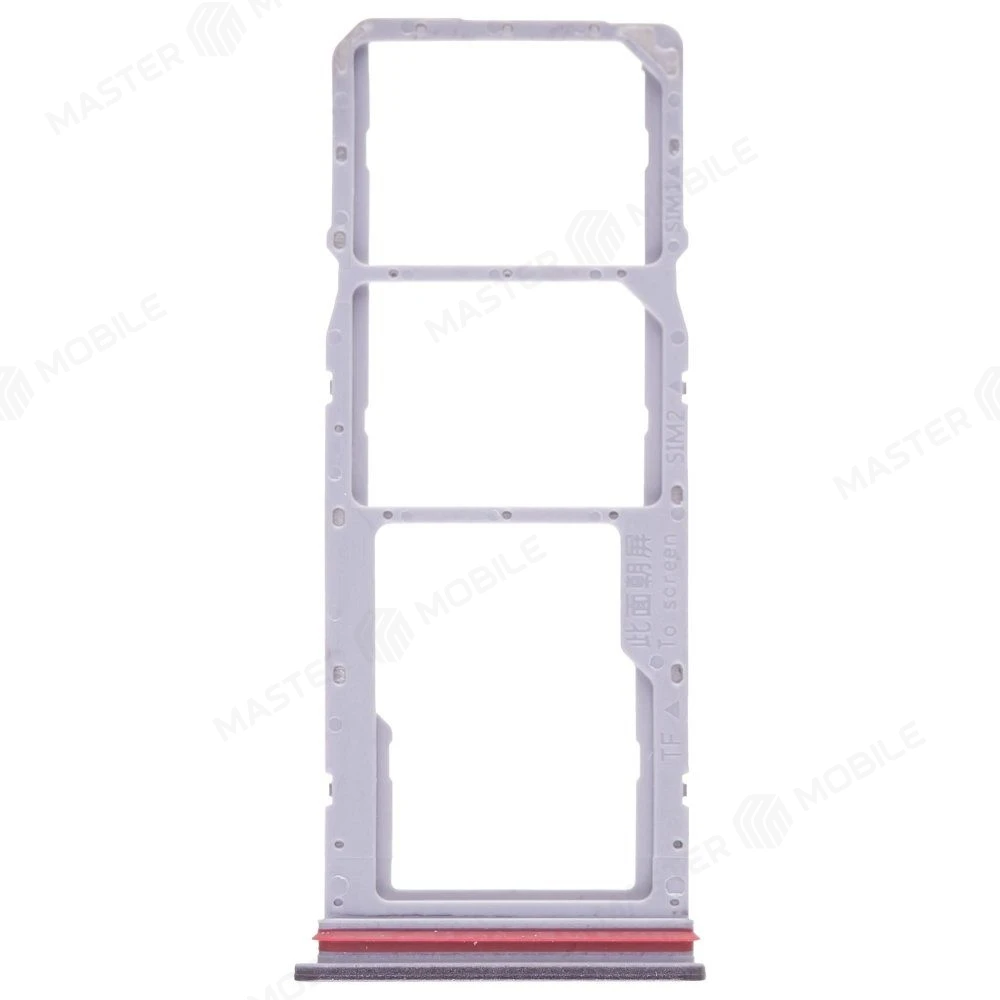 Держатель сим-карты для Realme C75 (RMX3941) (черный) фото №1