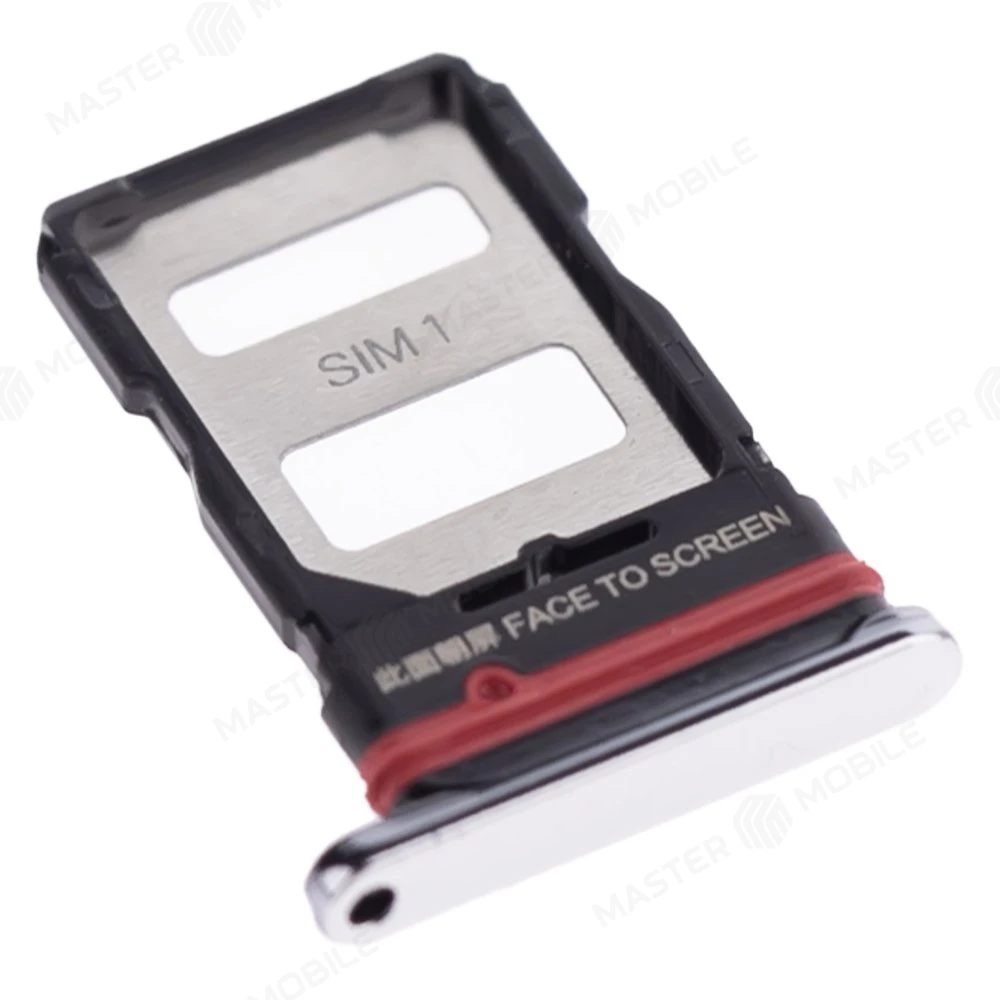 Держатель сим-карты для Xiaomi 11T (21081111RG) / 11T Pro (2107113SG) (серебристый)  фото №3