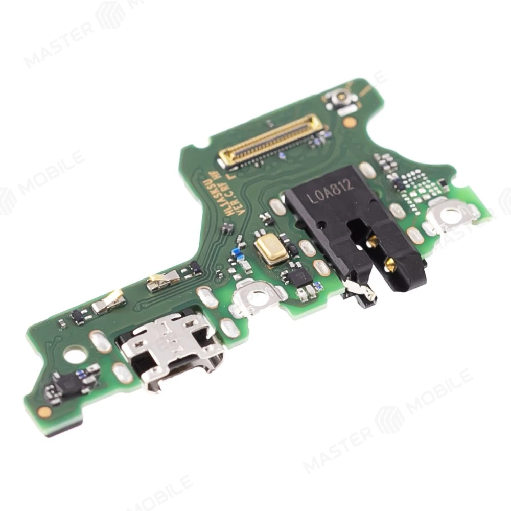 Нижняя плата для Huawei Honor 9C (AKA-L29) с комп. + разъем зарядки + разъем гарнитуры + микрофон (ORIG100)  фото №3