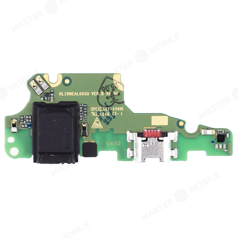 Нижняя плата для Huawei Mate 10 Lite (RNE-L01) с комп. + разъем зарядки + микрофон (ORIG100)  фото №2