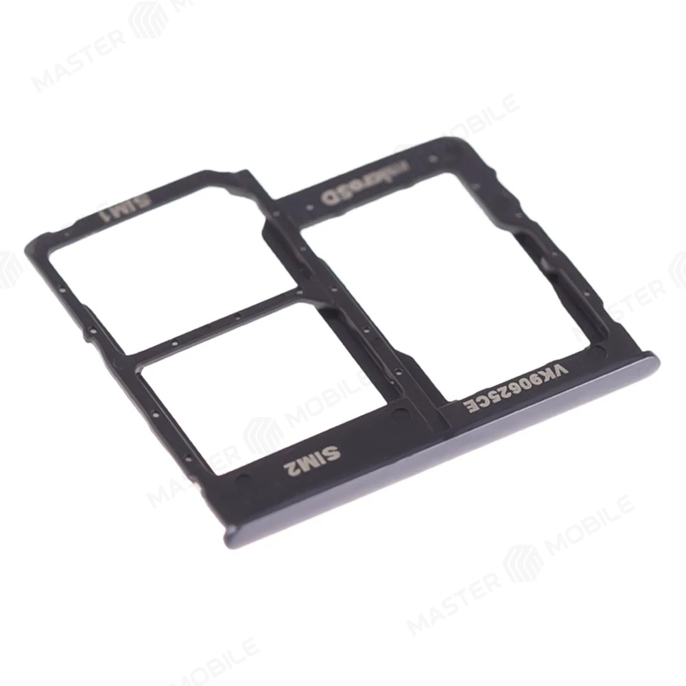 Держатель сим-карты для Samsung A415 Galaxy A41 (черный) фото №3