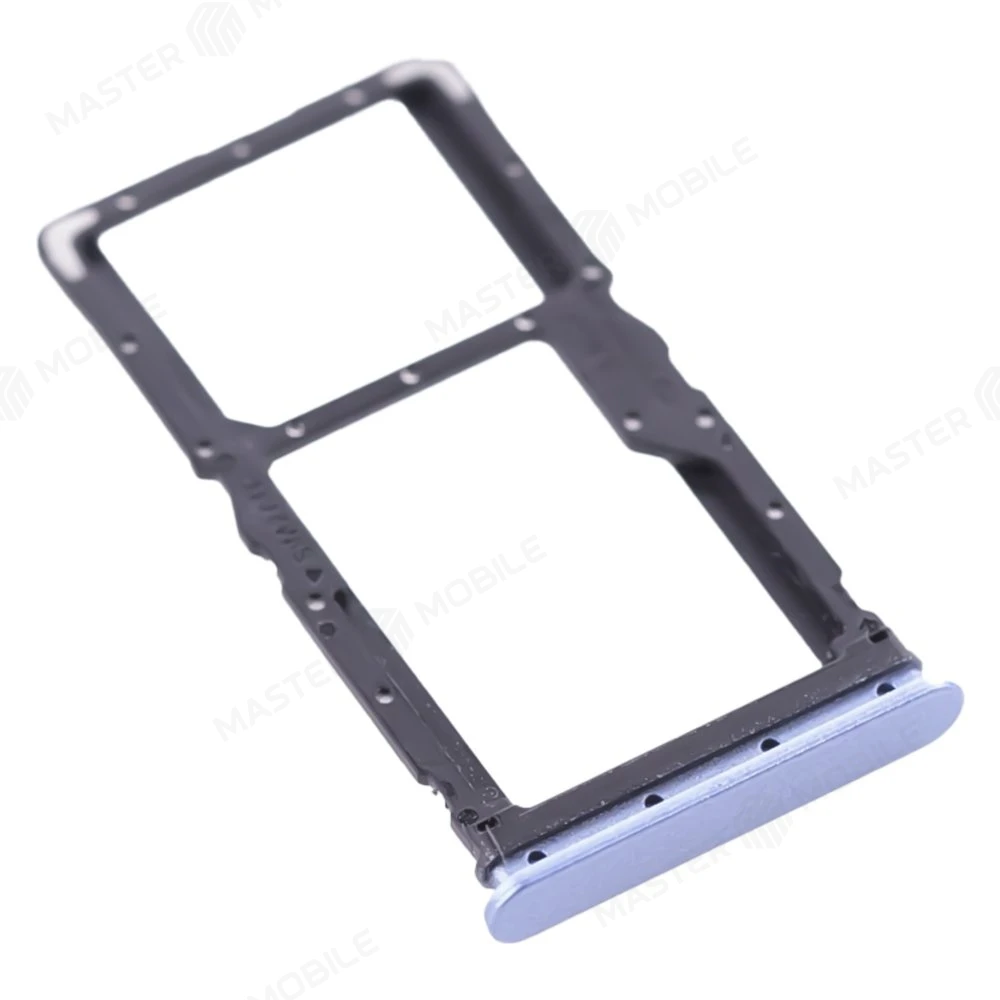 Держатель сим-карты для Realme 10 Pro 5G (RMX3661) (голубой) фото №3