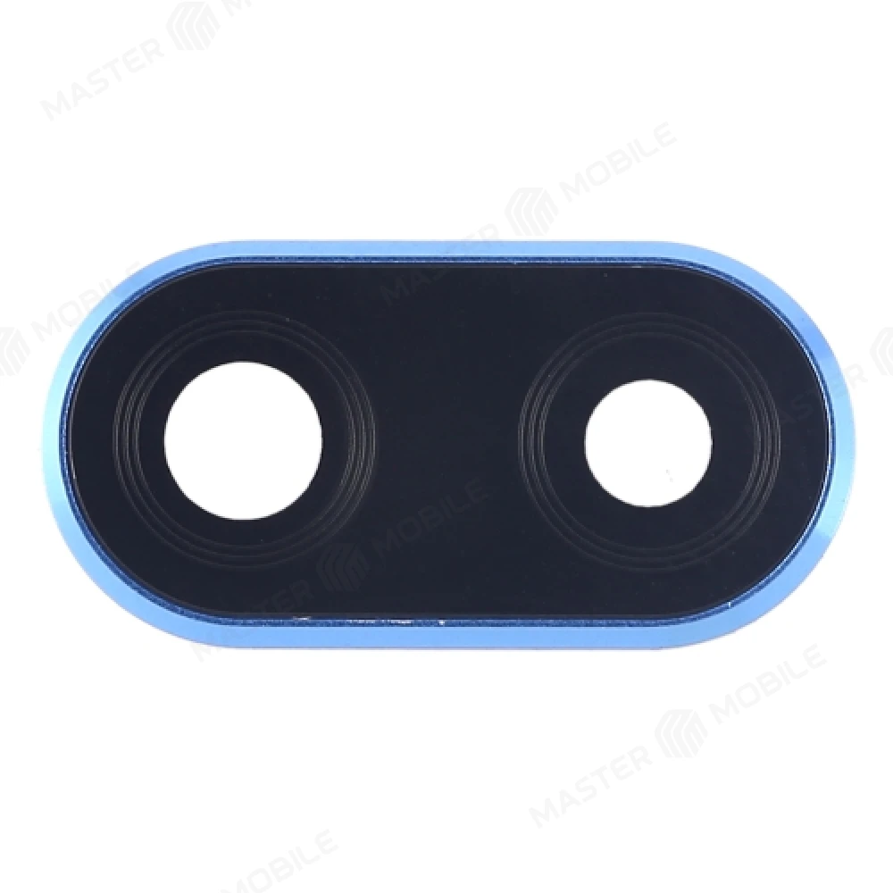 Стекло задней камеры для Huawei P20 Lite (ANE-LX1) (в рамке) (синий) 