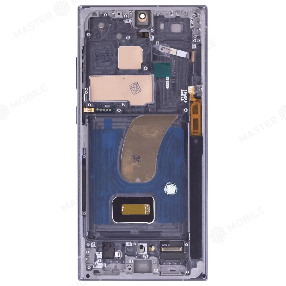 Дисплей для Samsung S918 Galaxy S23 Ultra + тачскрин (зеленый) (в рамке) (OLED) (Small Size) фото №2