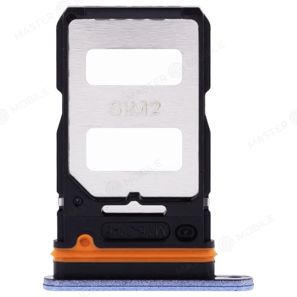 Держатель сим-карты для Xiaomi Poco X5 Pro 5G (22101320G) (синий) фото №2