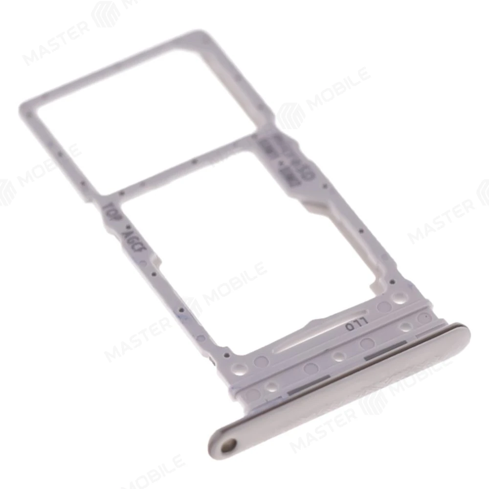Держатель сим-карты для Samsung A736 Galaxy A73 5G (серебристый) фото №3