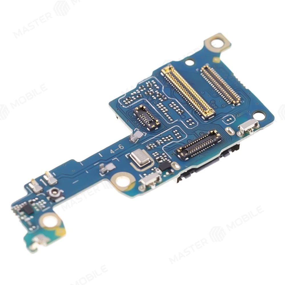 Нижняя плата для Realme 11 Pro 5G (RMX3771) / 11 Pro+ 5G (RMX3741) с комп. + разъем SIM + микрофон фото №3