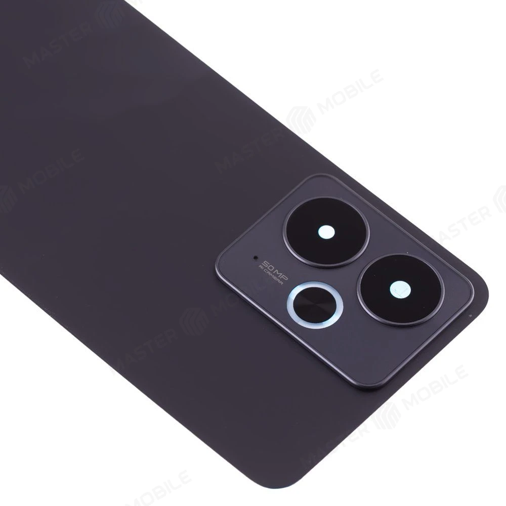 Задняя крышка для Realme 14T (RMX5078) (черный) (в сборе со стеклом камеры)  фото №3