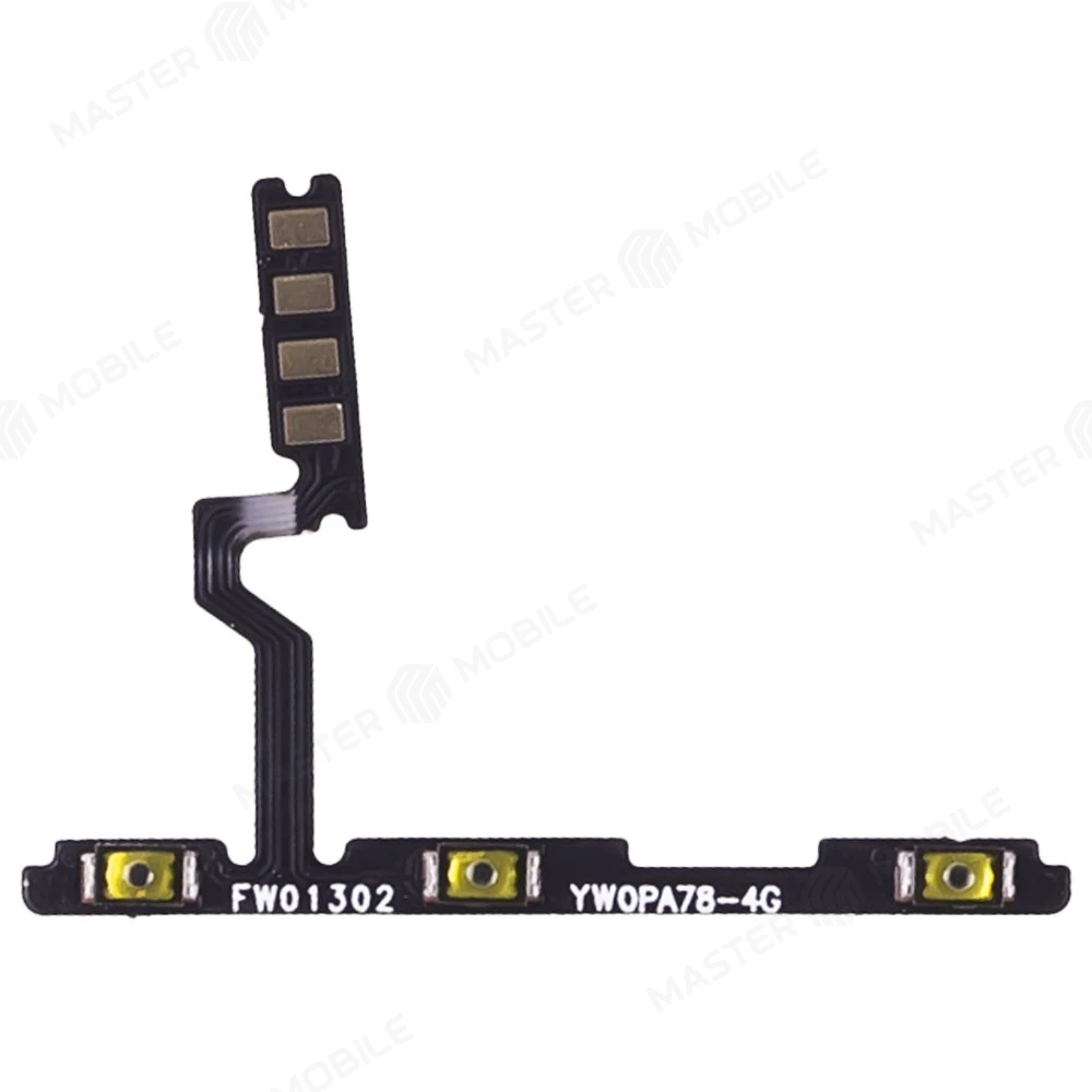 Шлейф для OPPO A78 4G (CPH2565) с комп. (на кнопку включения и кнопки громкости) фото №1