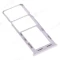 Держатель сим-карты для Samsung A047 Galaxy A04s (белый) фото №3