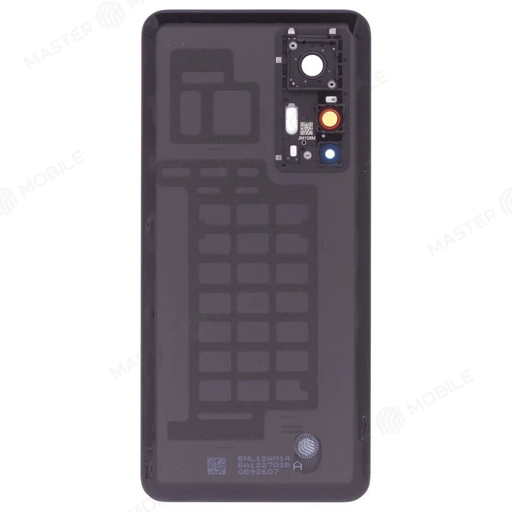 Задняя крышка для Xiaomi 12T (22071212AG) (черный) (в сборе со стеклом камеры) (ORIG100) фото №2