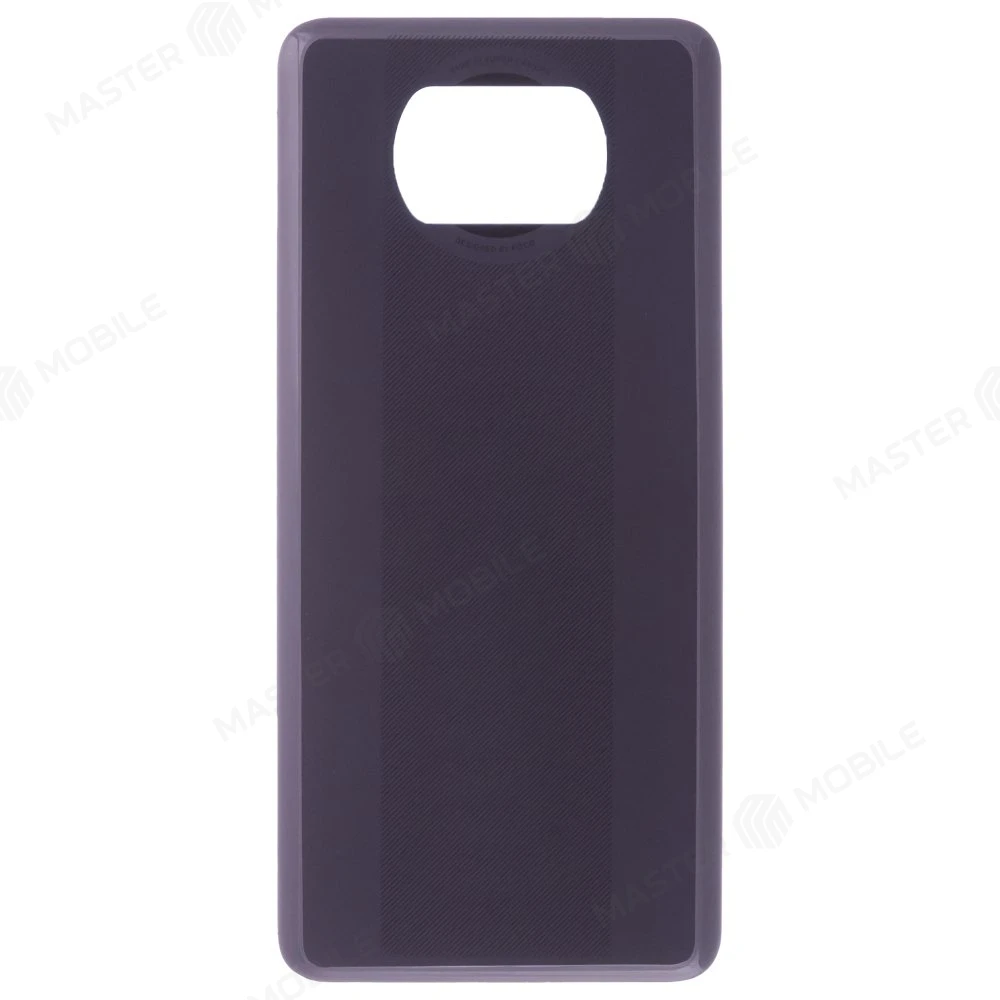 Задняя крышка для Xiaomi Poco X3 / Poco X3 NFC (M2007J20CG) / Poco X3 Pro (M2102J20SG) (серый) фото №1