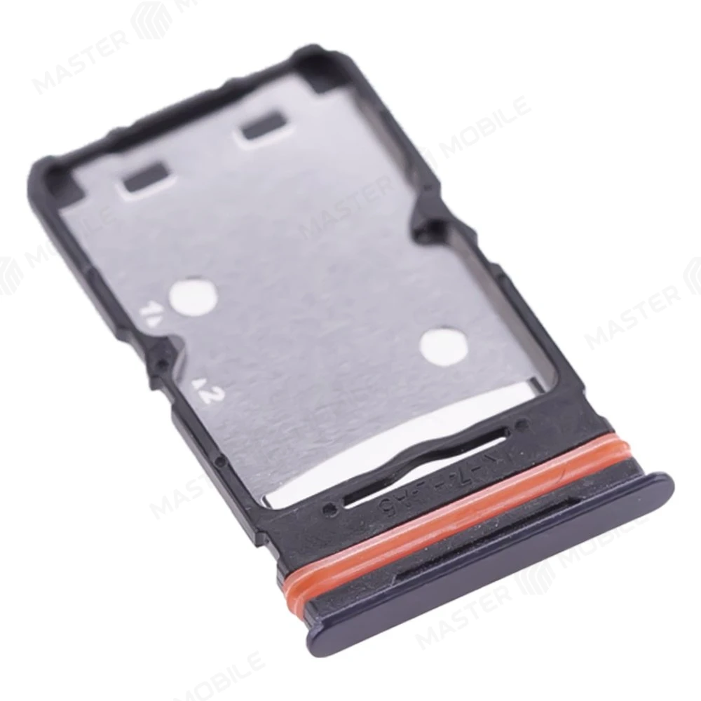 Держатель сим-карты для Tecno Spark 9 Pro (KH7N) (черный) фото №3