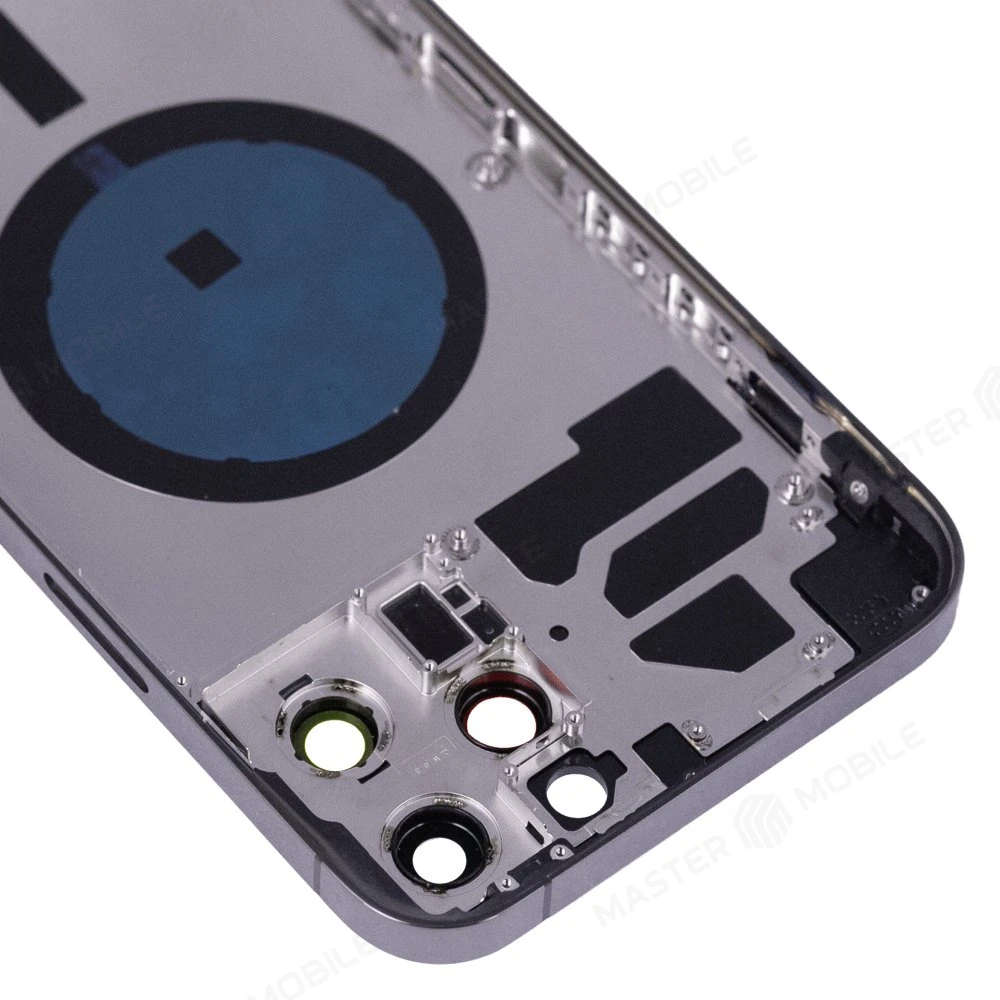 Корпус для Apple iPhone 12 Pro Max (серый) (Premium) фото №3