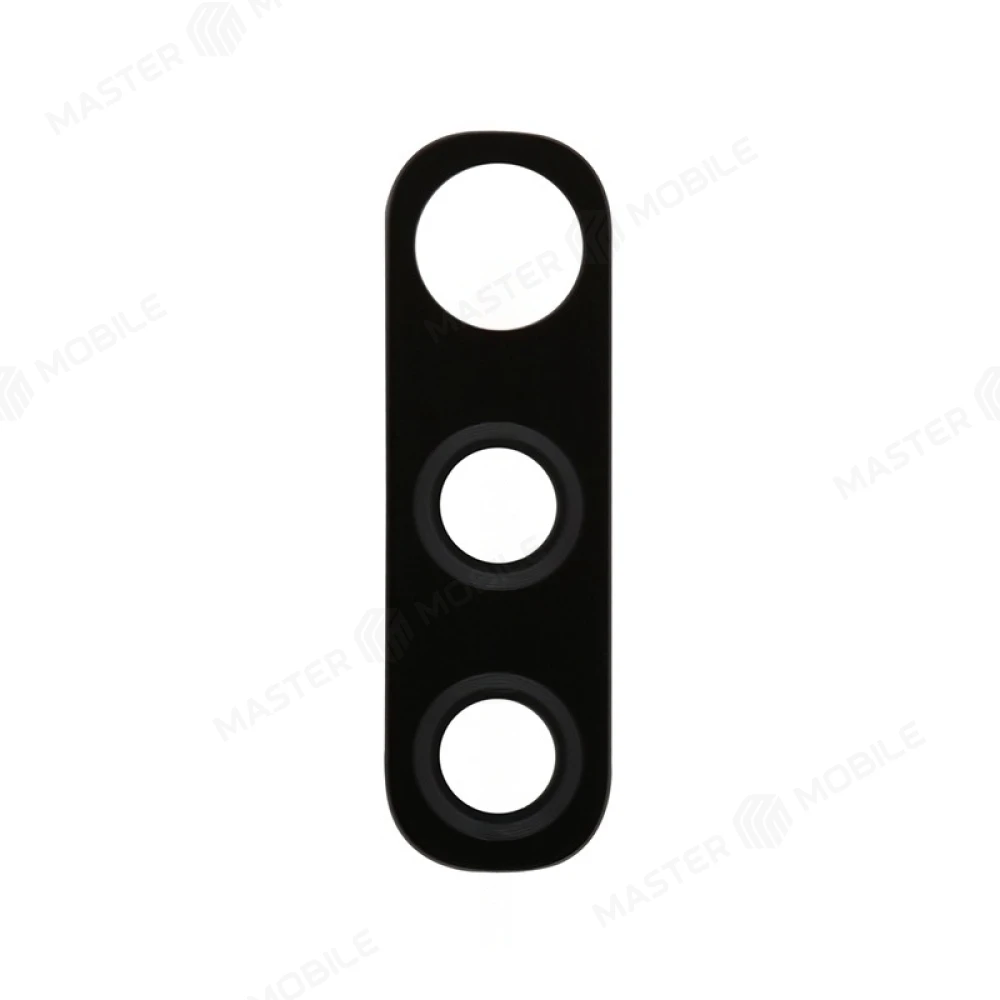 Стекло задней камеры для Samsung A505 Galaxy A50 (без рамки) (черный) 