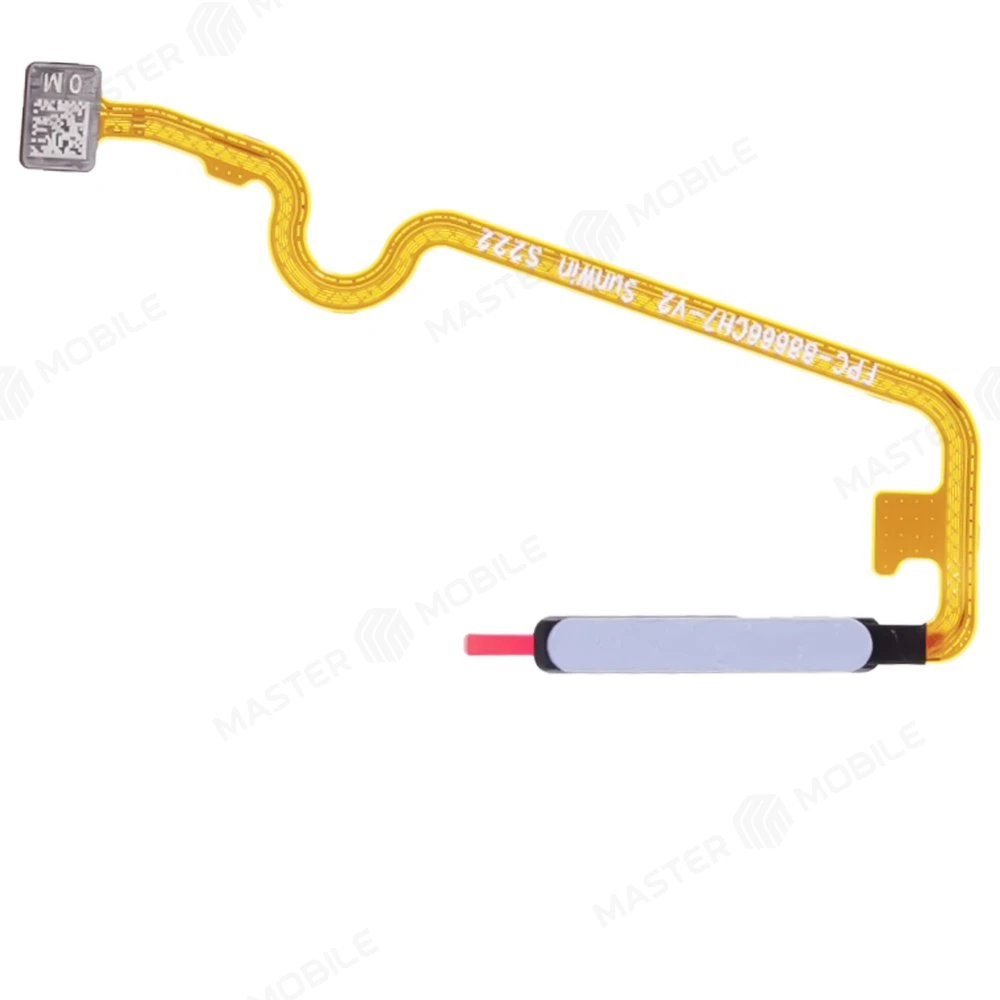 Шлейф для Tecno Spark 9 Pro (KH7N) с комп. + сканер отпечатка пальца (голубой)  фото №1