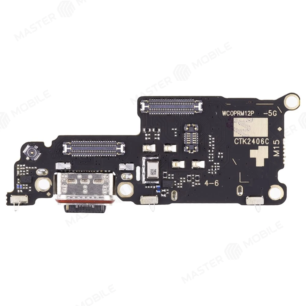 Нижняя плата для Realme 12 Pro (RMX3842) / 12 Pro+ (RMX3840) с комп. + разъем зарядки + микрофон + разъем SIM фото №1