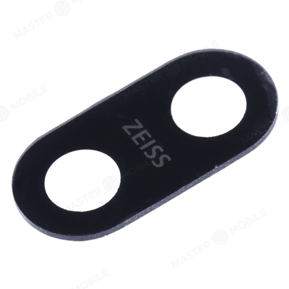 Стекло задней камеры для Nokia 7 Plus (TA-1046) (без рамки) (черный) 