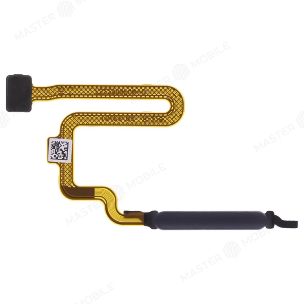 Шлейф для Xiaomi Poco M4 Pro 5G (21091116AG) с комп. + сканер отпечатка пальца (черный)  фото №1