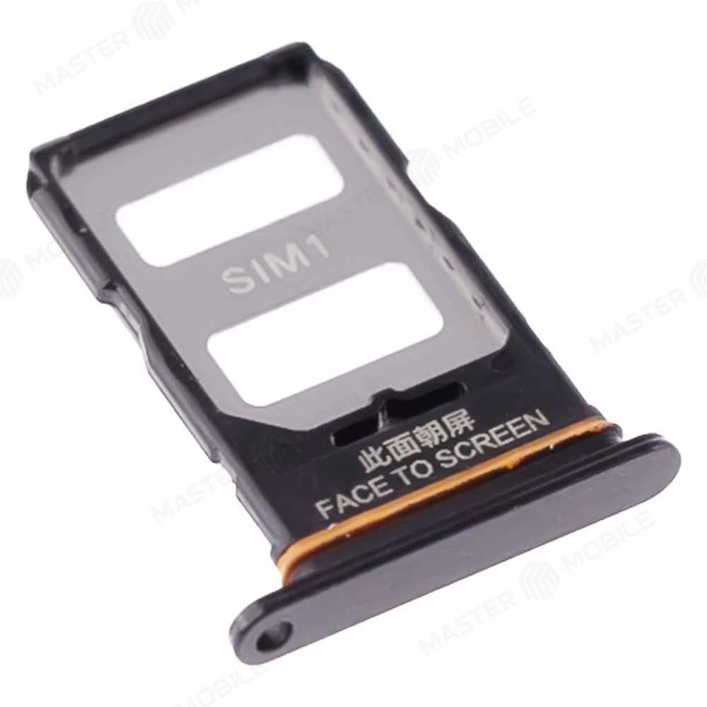 Держатель сим-карты для Xiaomi Poco X6 (23122PCD1G) (черный) фото №3