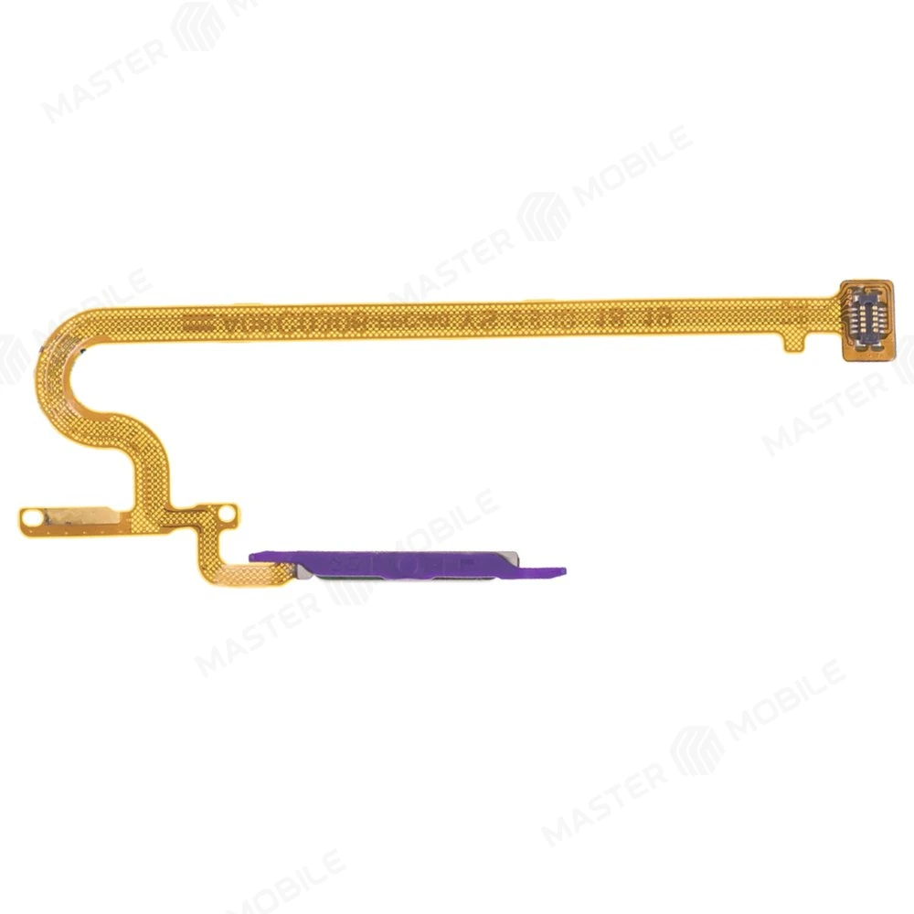 Шлейф для Vivo Y35 4G (V2205) с комп. + сканер отпечатка пальца (черный)  фото №2