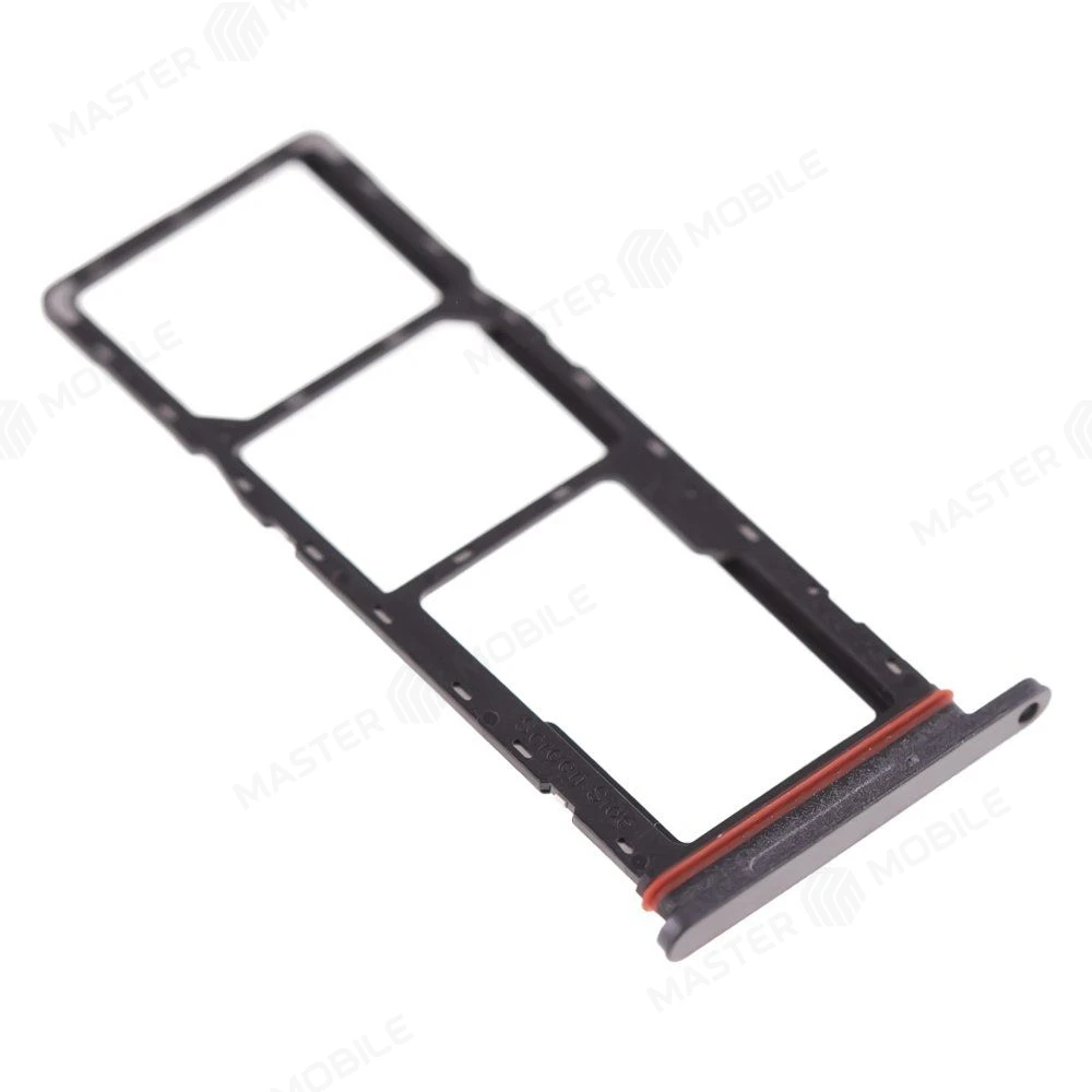 Держатель сим-карты для Tecno Spark 30 4G (KL6) (черный)  фото №3