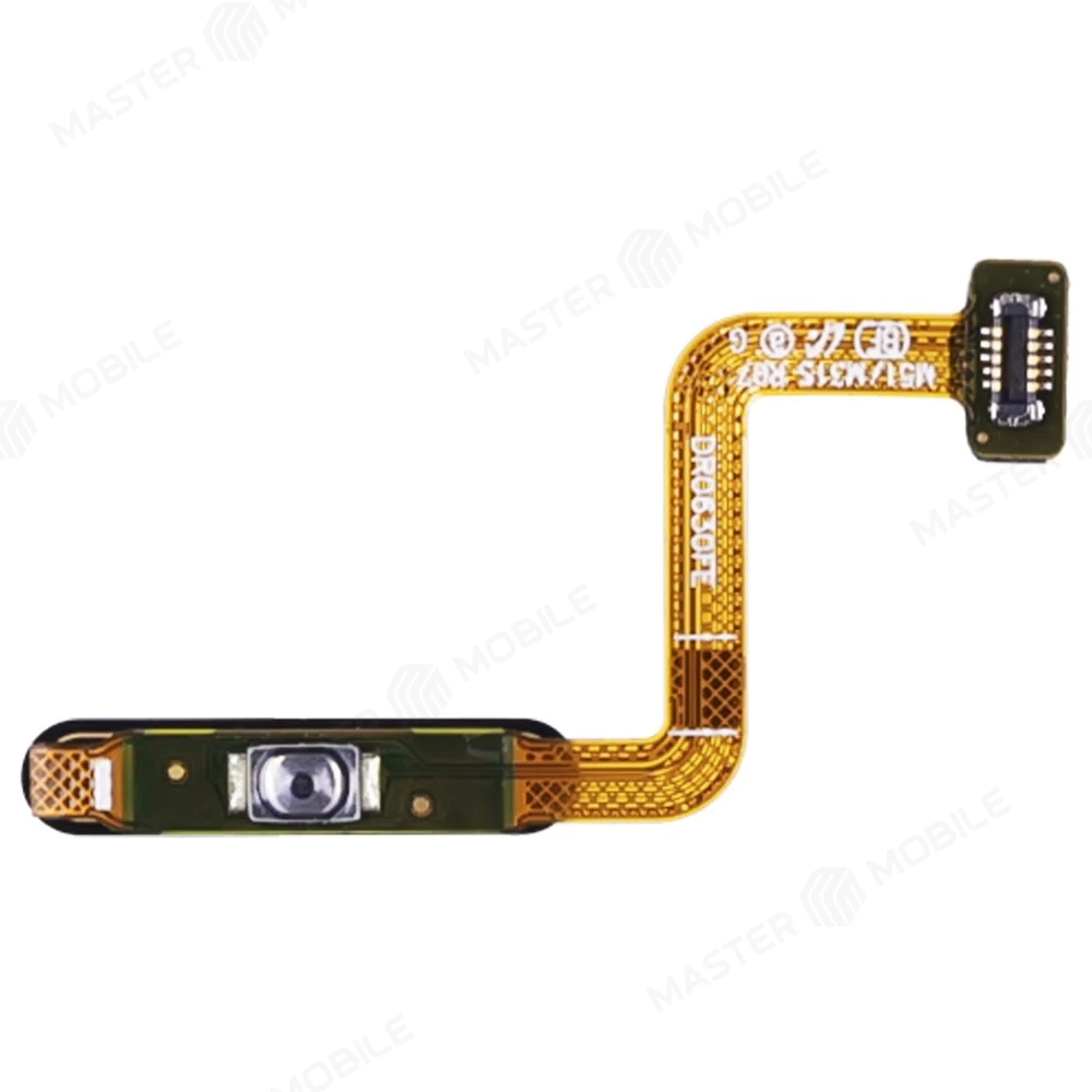 Шлейф для Samsung M317 Galaxy M31s / M515 Galaxy M51 с комп. + сканер отпечатка пальца (кнопка включения) (белый) фото №2