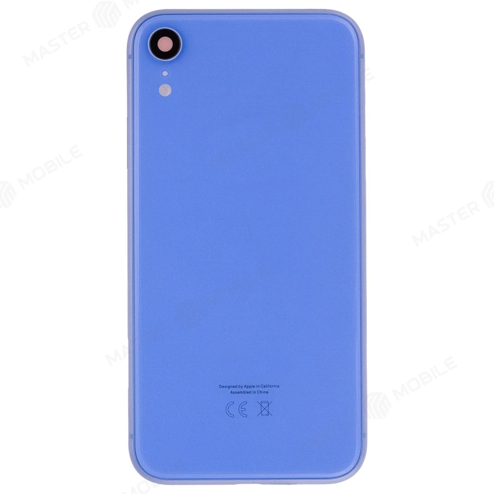 Корпус для Apple iPhone Xr (синий) (Premium) фото №1