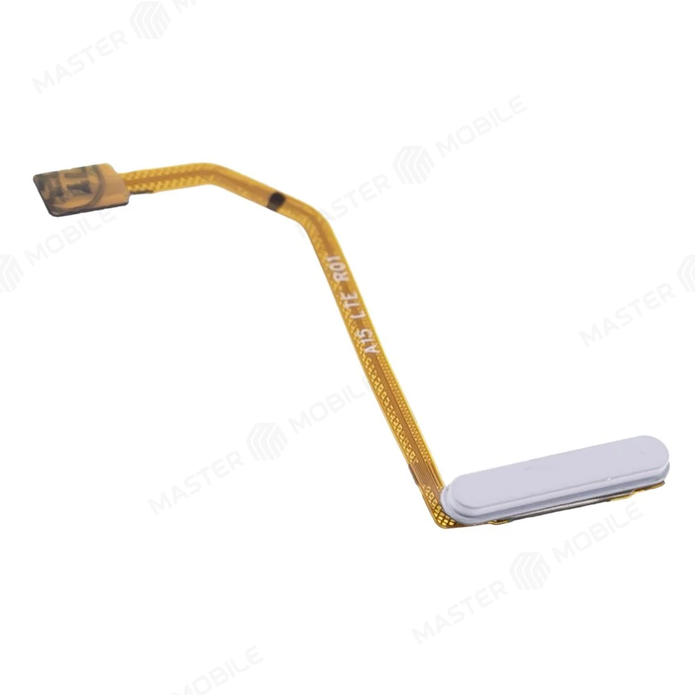 Шлейф для Samsung A155 Galaxy A15 4G с комп. + сканер отпечатка пальца (кнопка включения) (голубой) фото №3