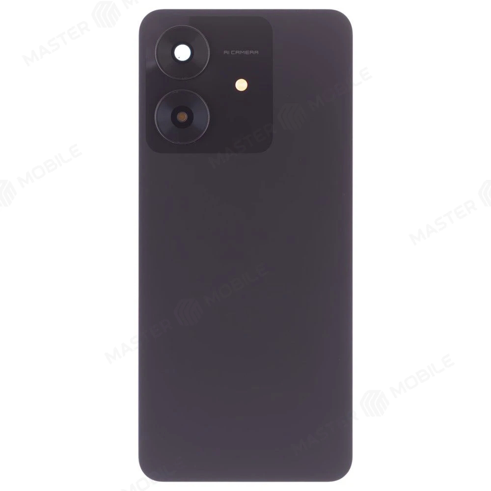 Задняя крышка для Realme Note 60x (RMX3938) (черный) (в сборе со стеклом камеры) фото №1