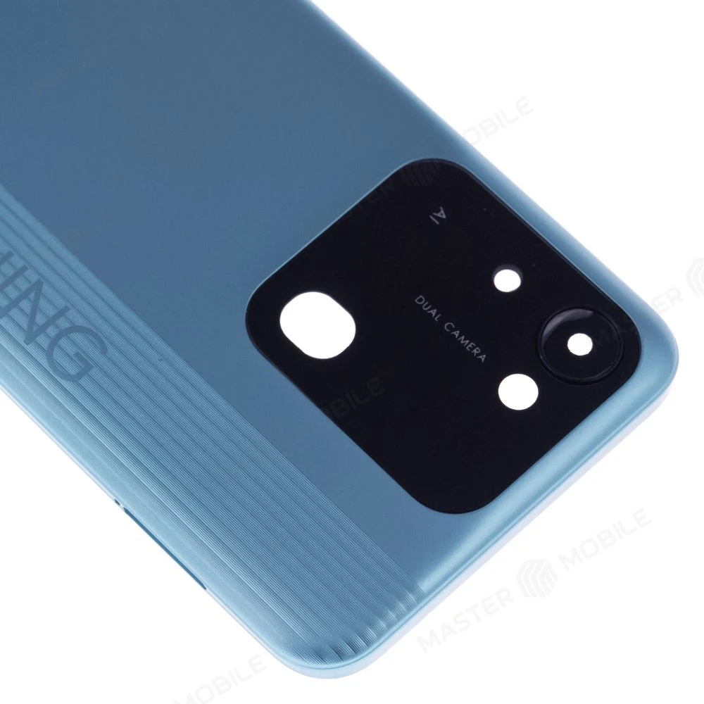 Задняя крышка для Tecno Spark 8C (KG5N) (бирюзовый) (в сборе со стеклом камеры) фото №3