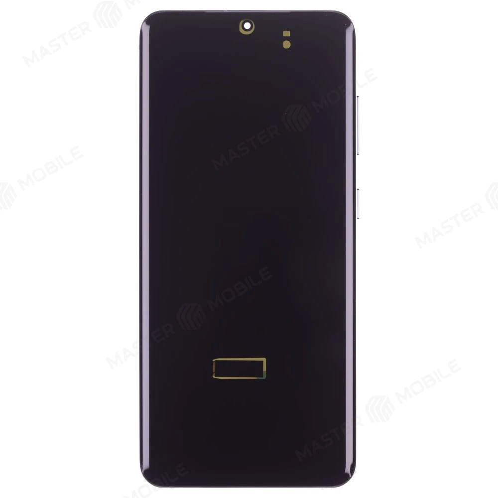 Дисплей для Samsung G980 Galaxy S20 + тачскрин (серебристый) (в рамке) (OLED) (Small Size) фото №1