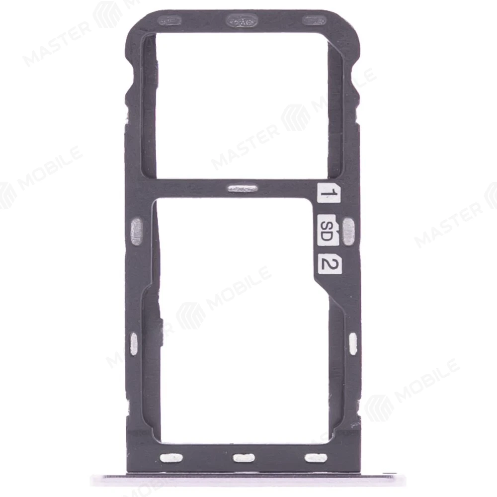 Держатель сим-карты для Asus ZenFone 5 (ZE620KL) (серебристый) фото №1