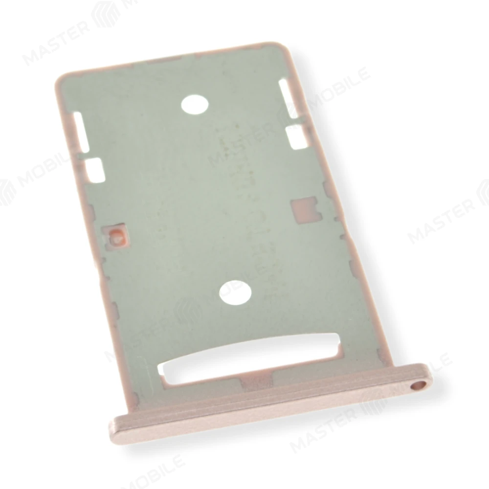 Держатель сим-карты + карты памяти (MicroSD) для Xiaomi Redmi 4A (розовый)  фото №2