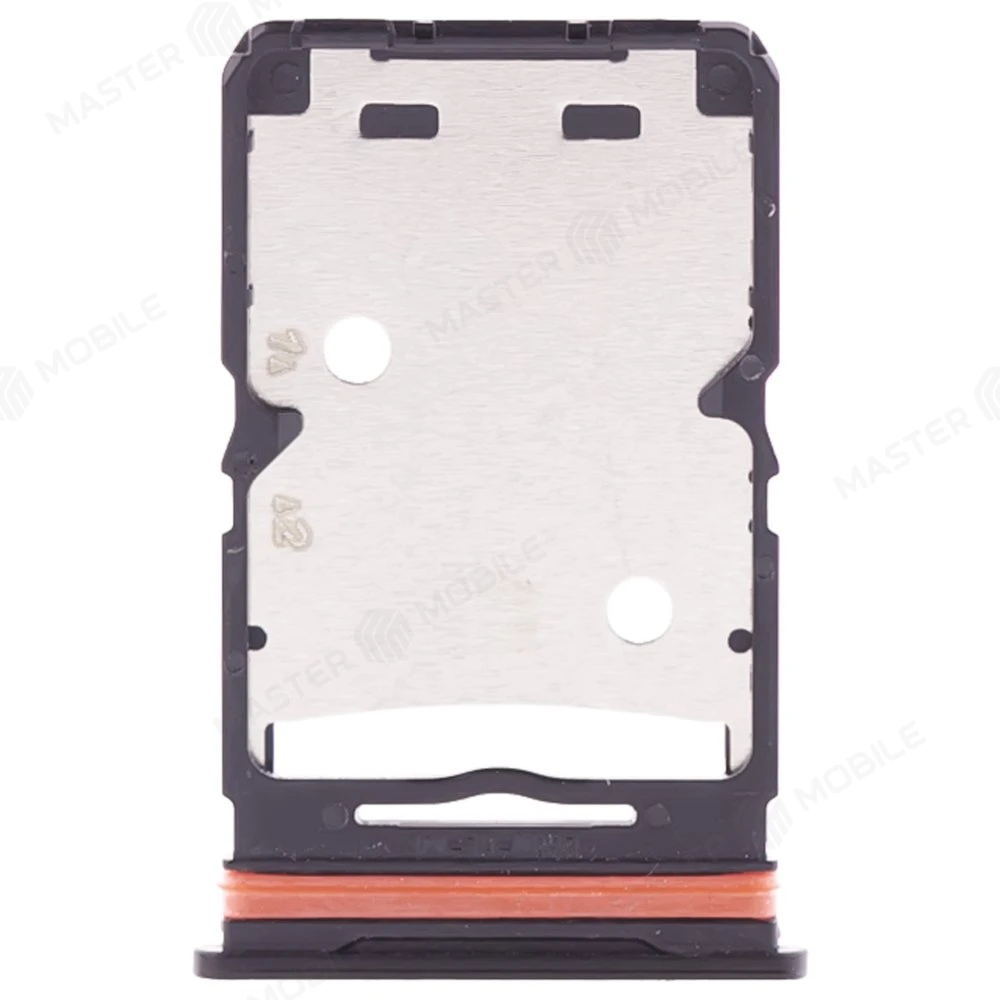 Держатель сим-карты для Tecno Pova 4 Pro (LG8n) (черный) фото №1