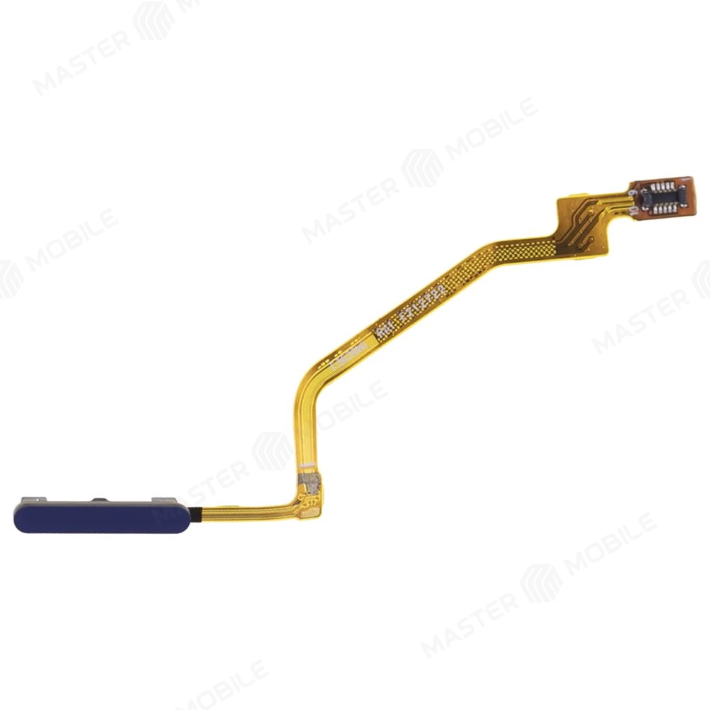 Шлейф для Xiaomi Poco X3 NFC (M2007J20CG) / Poco X3 Pro (M2102J20SG) с комп. + сканер отпечатка пальца (синий)  фото №1