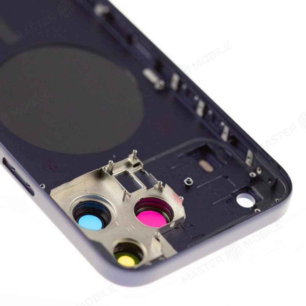 Корпус для Apple iPhone 14 Pro Max в дизайне Apple iPhone 17 Pro Max (синий) (Premium)  фото №3
