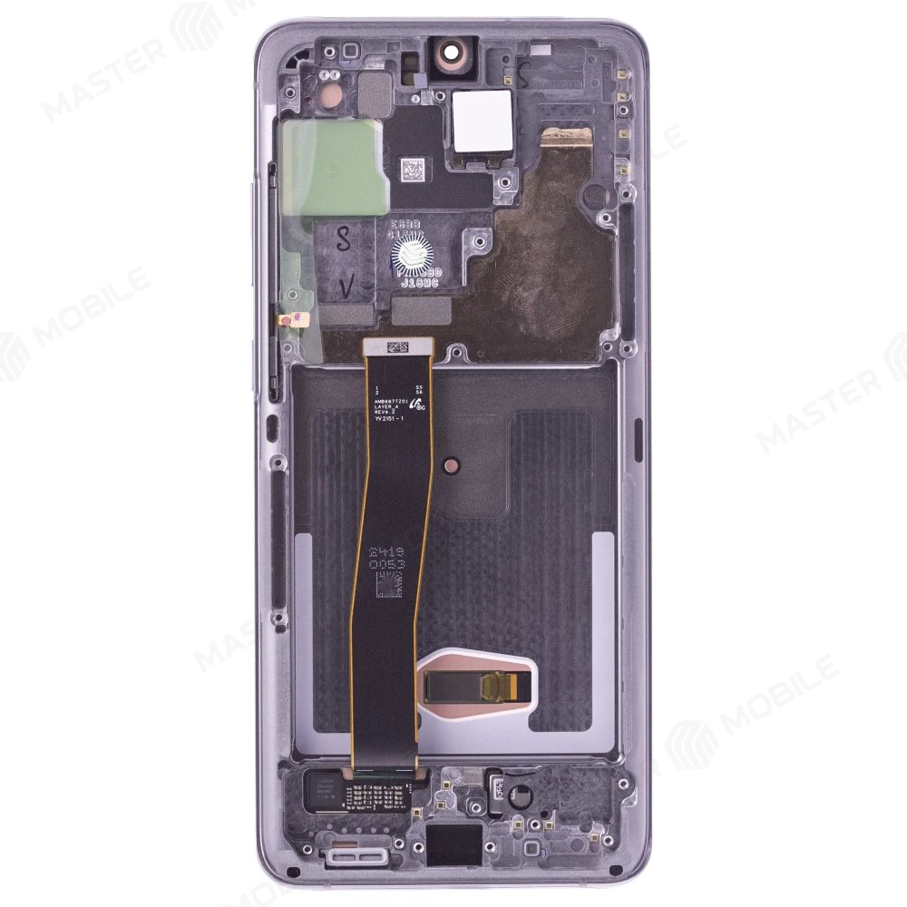 Дисплей для Samsung G988 Galaxy S20 Ultra + тачскрин (серый) (в рамке) (ORIG100) (SP) фото №2