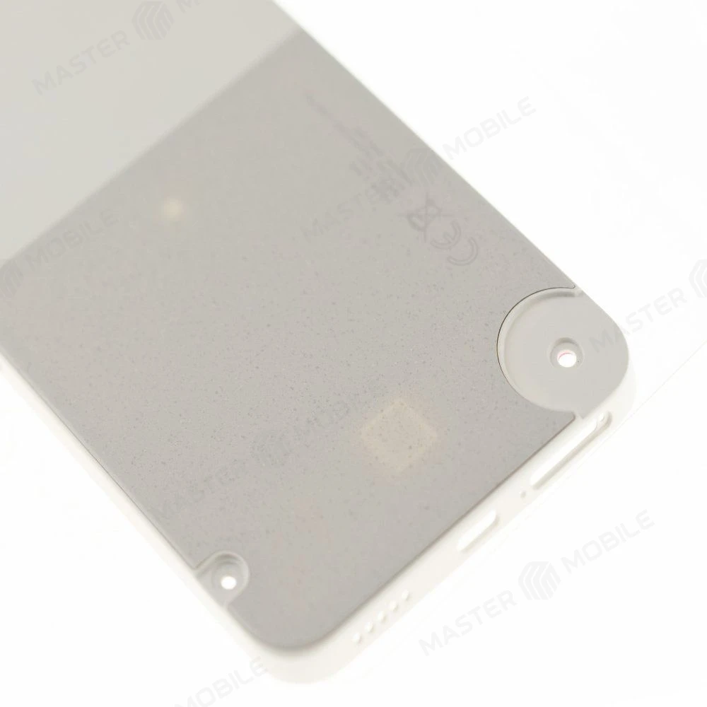 Задняя крышка для Nothing CMF Phone 2 Pro (A001) (белый) (в сборе со стеклом камеры) (ORIG100) фото №4