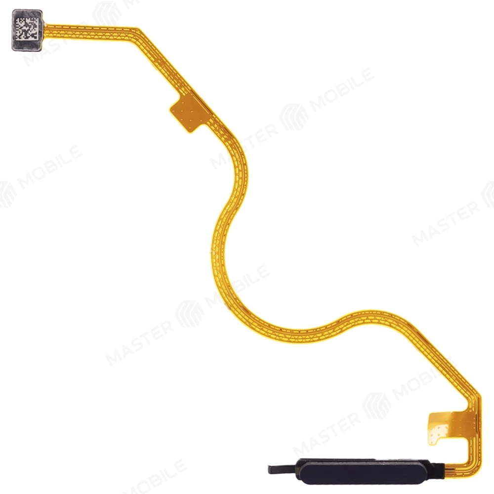 Шлейф для Tecno Pova 4 (LG7n) с комп. + сканер отпечатка пальца (черный)  фото №1